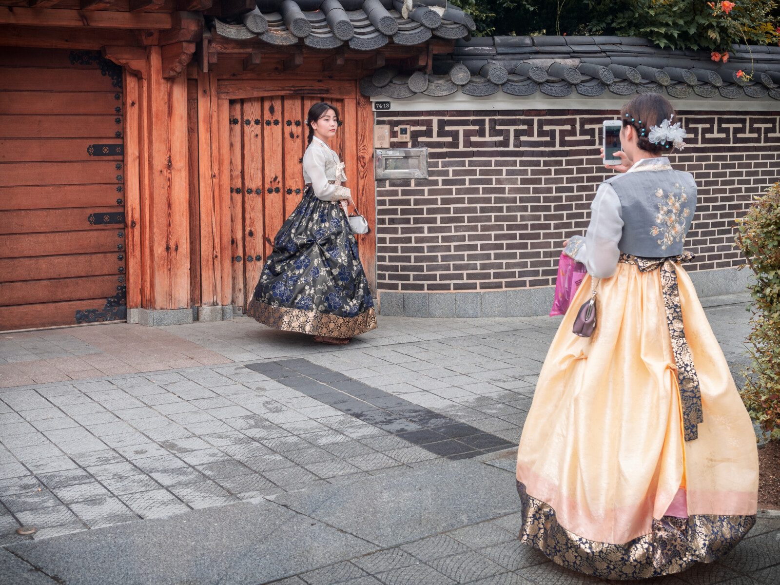 Traditional Korean homestay room